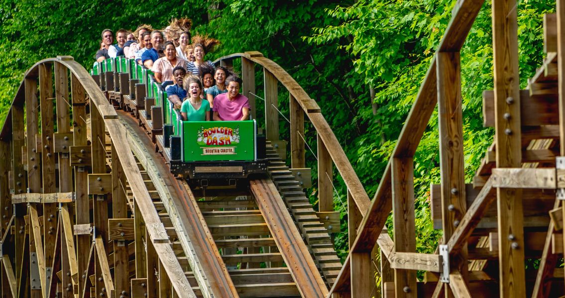 Riders having fun on Boulder Dash